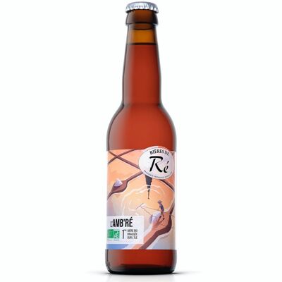 Bière Ambré Bio artisanale de Ré 33cl - 5,8%