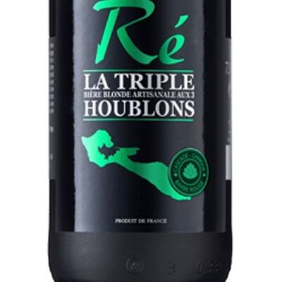 Triple hops: blonde beer with 3 hops 33cl - 7.5%