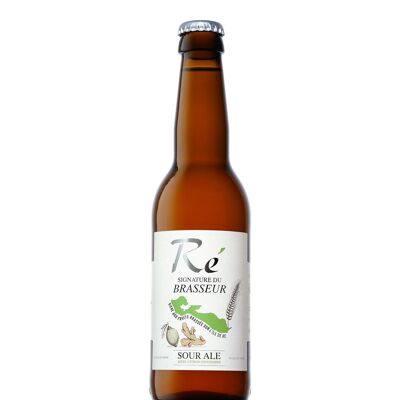 Bière Saur Ale Citron-Gingembre Signature du brasseur de Ré 33cl - 4,5%