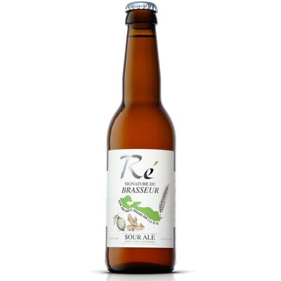 Saur Ale Cerveza Limón-Jengibre Signature de la cervecera Ré 33cl - 4,5%