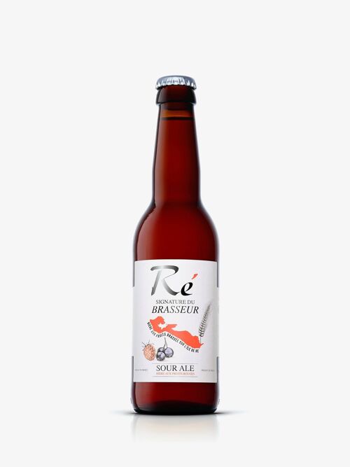 Bière Saur Ale aux Fruits rouges Signature du Brasseur de Ré 33cl - 6,5% vol.