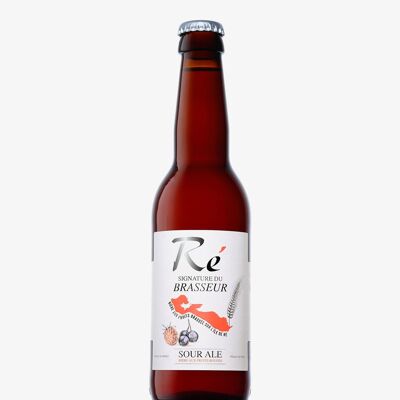 Bière Saur Ale aux Fruits rouges Signature du Brasseur de Ré 33cl - 6,5% vol.