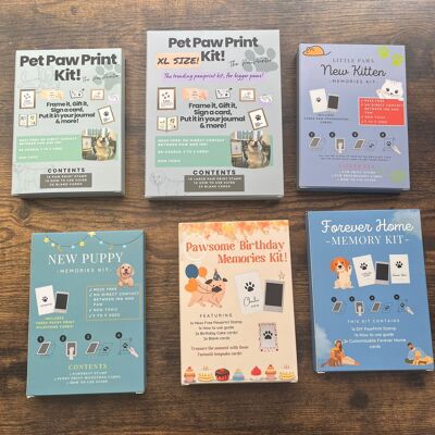Pet Paw Bundle (6 Pet PawPrint Kits!)
