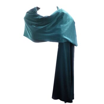Etole Velours Vert Turquoise 150x50cm 4
