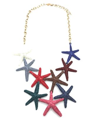 Collier Court Multicolore Etoile de Mer 1