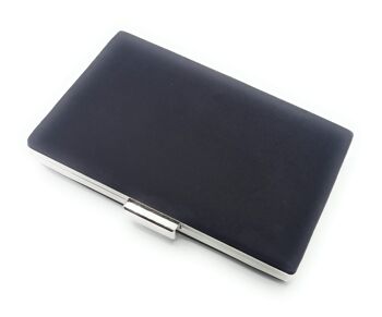 Pochette Party Bag Daim Noir Argent 3