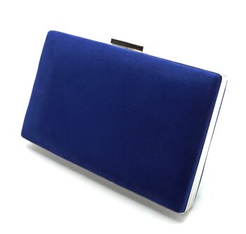 Pochette Party Bag Marine Argent 1