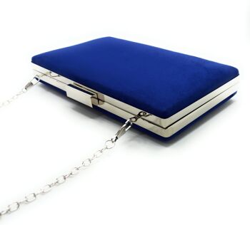 Pochette Party Bag Marine Argent 6