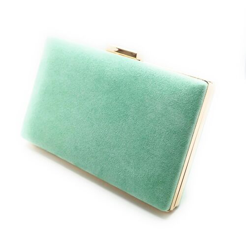 Cartera De Mano Bolso Fiesta · Verde Agua