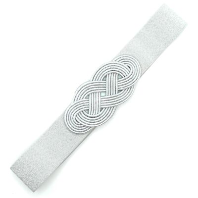 Party Elastic Belt Infinite Silver