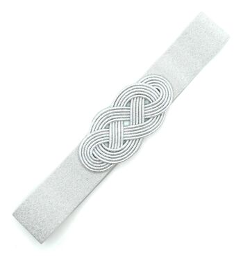 Ceinture Élastique Party Infinite Argent 1