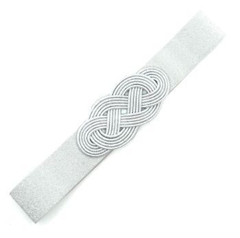 Ceinture Élastique Party Infinite Argent 7