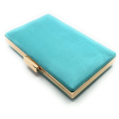 Handbag Party Bag · Suede Turquoise