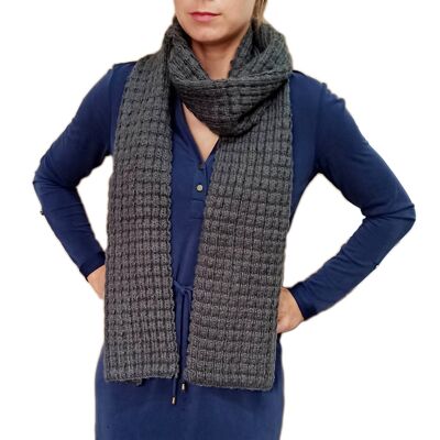 Long Knitted Scarf Gray (last unit!)