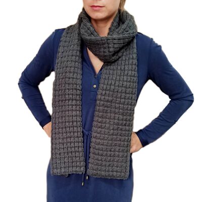 Long Knitted Scarf Gray (last unit!)