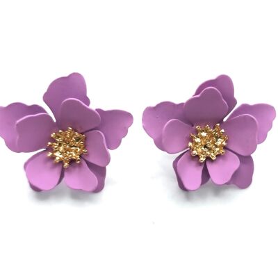 Little Flowers Earrings Mauve