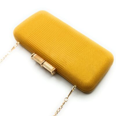 Pochette Party Bag Moutarde Bambou