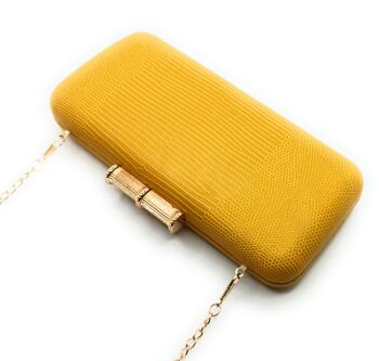 Pochette Party Bag Moutarde Bambou 1
