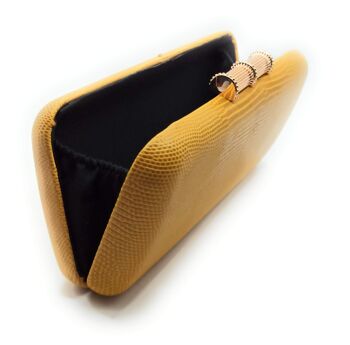 Pochette Party Bag Moutarde Bambou 3