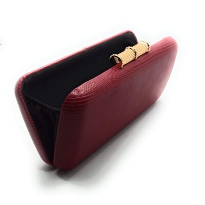 Pochette Borsa da festa Bordeaux Bamboo