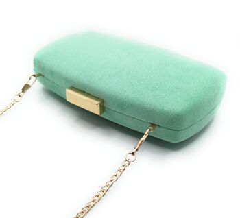 Pochette Sac Fiesta · Suede Oval Green Water (dernière unité !) 1