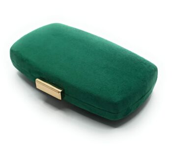 Pochette Party Bag Suede Oval Grass Green (dernière unité!) 1