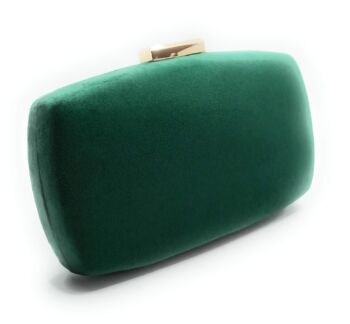 Pochette Party Bag Suede Oval Grass Green (dernière unité!) 6