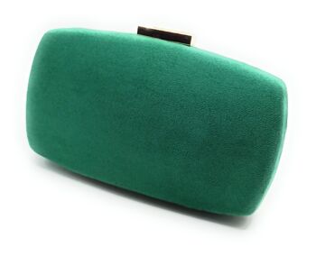 Pochette Party Bag Suede Oval Grass Green (dernière unité!) 7