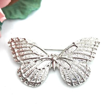 Brooch for Flamenco Butterfly Shawl · Silver