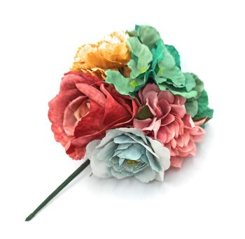 Bouquet de Fleurs Flamenco Foire d'Avril et El Rocío Multicolore 1