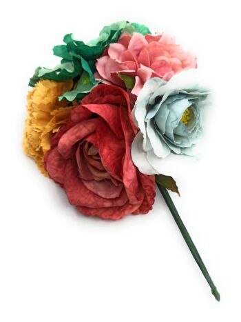 Bouquet de Fleurs Flamenco Foire d'Avril et El Rocío Multicolore 5