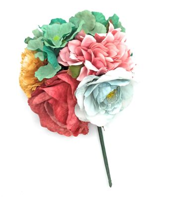 Bouquet de Fleurs Flamenco Foire d'Avril et El Rocío Multicolore 2