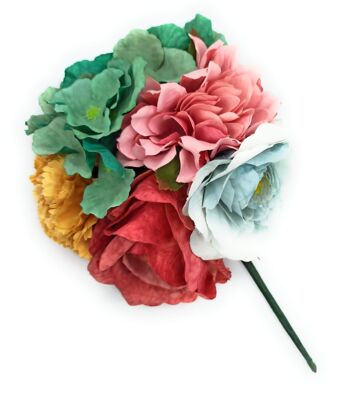Bouquet de Fleurs Flamenco Foire d'Avril et El Rocío Multicolore 3