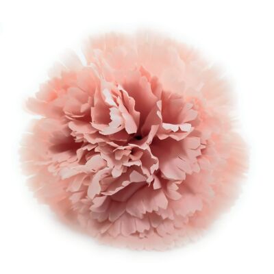 Clavel Grande Flamenco Flor Pelo · Rosa Claro Ø13cm