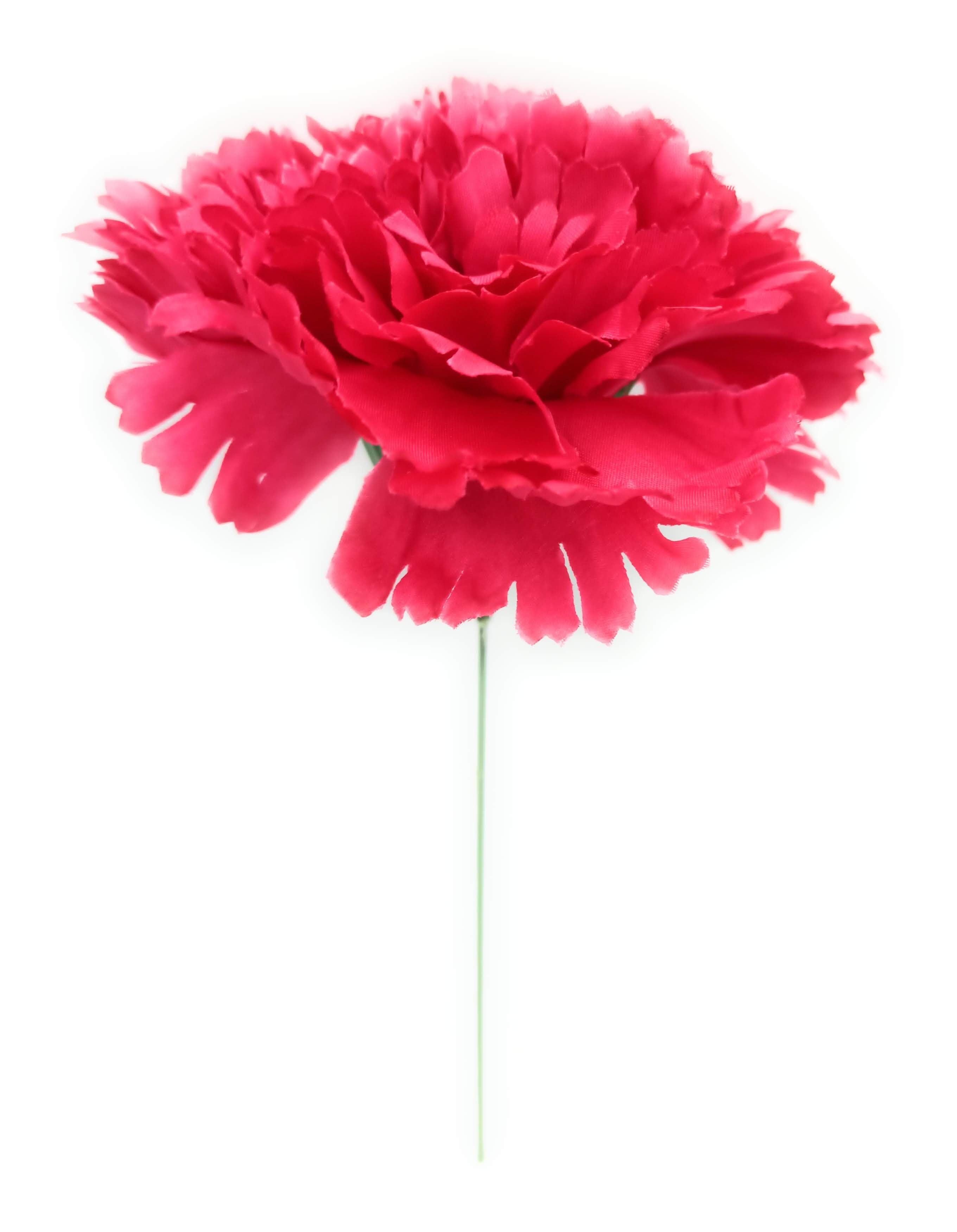 Grande Garofano Fiore Capelli Flamenco Fucsia Ø13cm