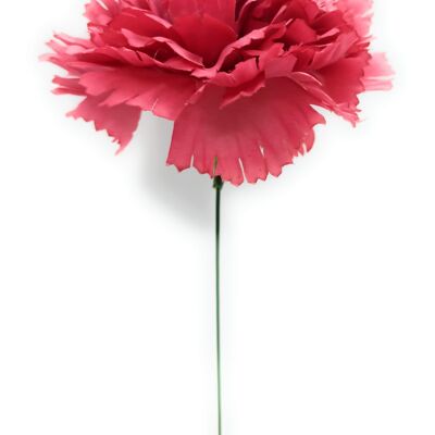 Large Carnation Flamenco Hair Flower Raspberry Ø13cm
