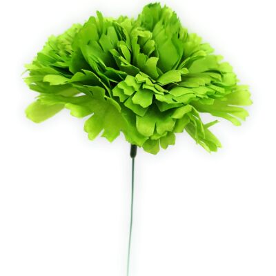 Large Carnation Flamenco Hair Flower Light Green Ø13cm