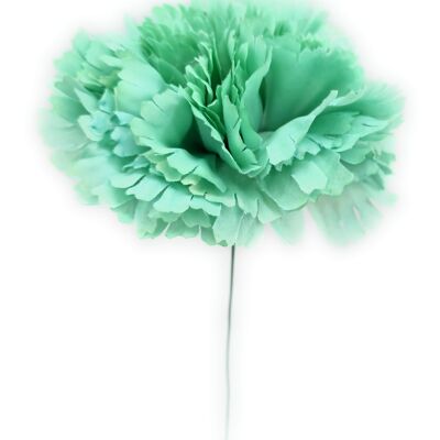 Large Carnation Flamenco Hair Flower Green Water Ø13cm
