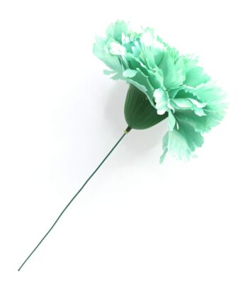 Grand Oeillet Flamenco Fleur de Cheveux Vert d'Eau Ø13cm 3