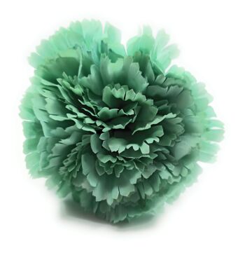 Grand Oeillet Flamenco Fleur de Cheveux Vert d'Eau Ø13cm 2