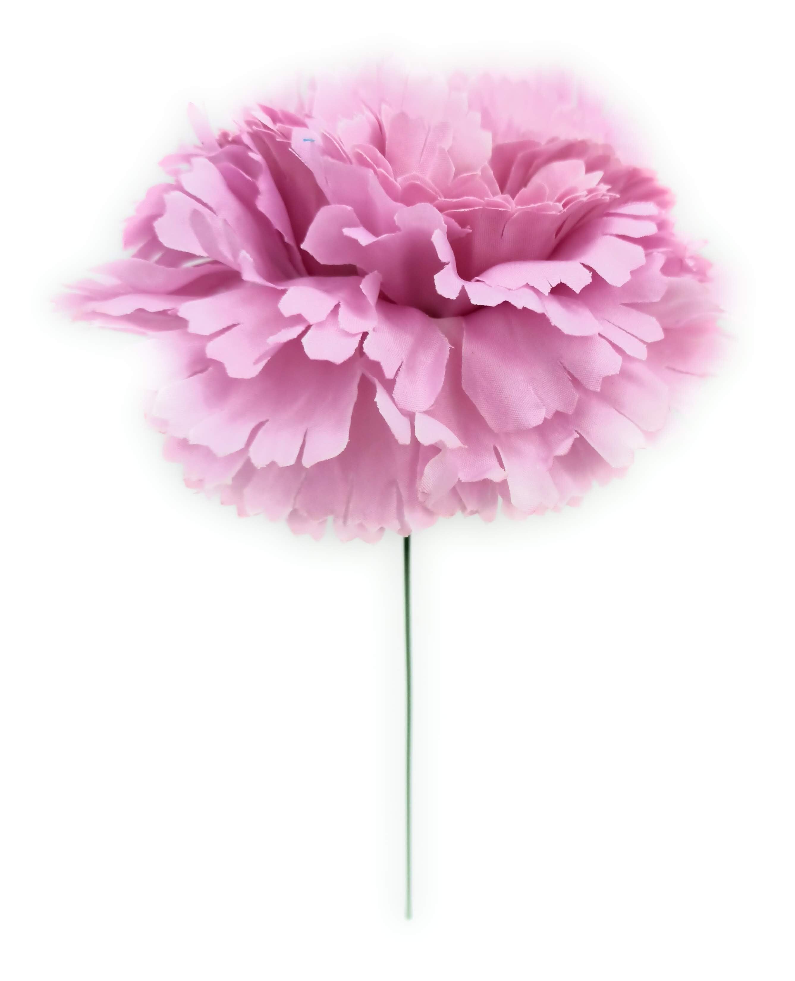 Grande Garofano Flamenco Capelli Fiore Malva Ø13cm