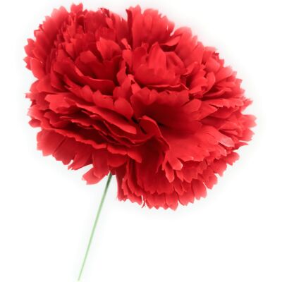 Large Carnation Flamenco Hair Flower Red Ø13cm