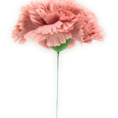 Large Carnation Flamenco Hair Flower Old Pink Ø13cm