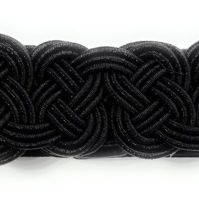 Cintura elastica con nodi neri