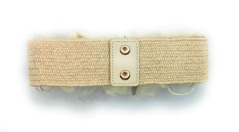 Ceinture Fleurie · Raphia Blanc (dernière unité !) 4