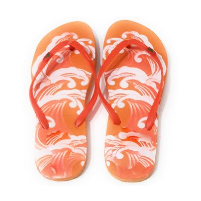 Women's Flip Flops Ola Naranja