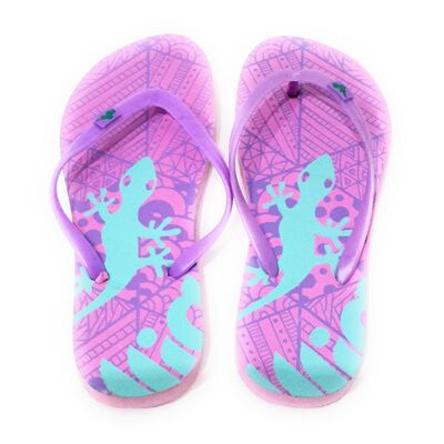 Damen-Flip-Flops · Salamandra – Rosa Rosa Riemen