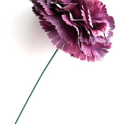 Clavel Flamenco Flor Pelo Ø9cm · Tonos Malva