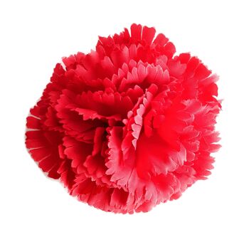 Flamenco Oeillet Fleur Cheveux Ø9cm Rouge 4