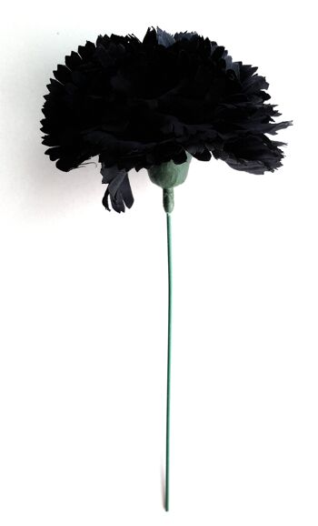 Flamenco Oeillet Fleur Cheveux Ø9cm Noir 4